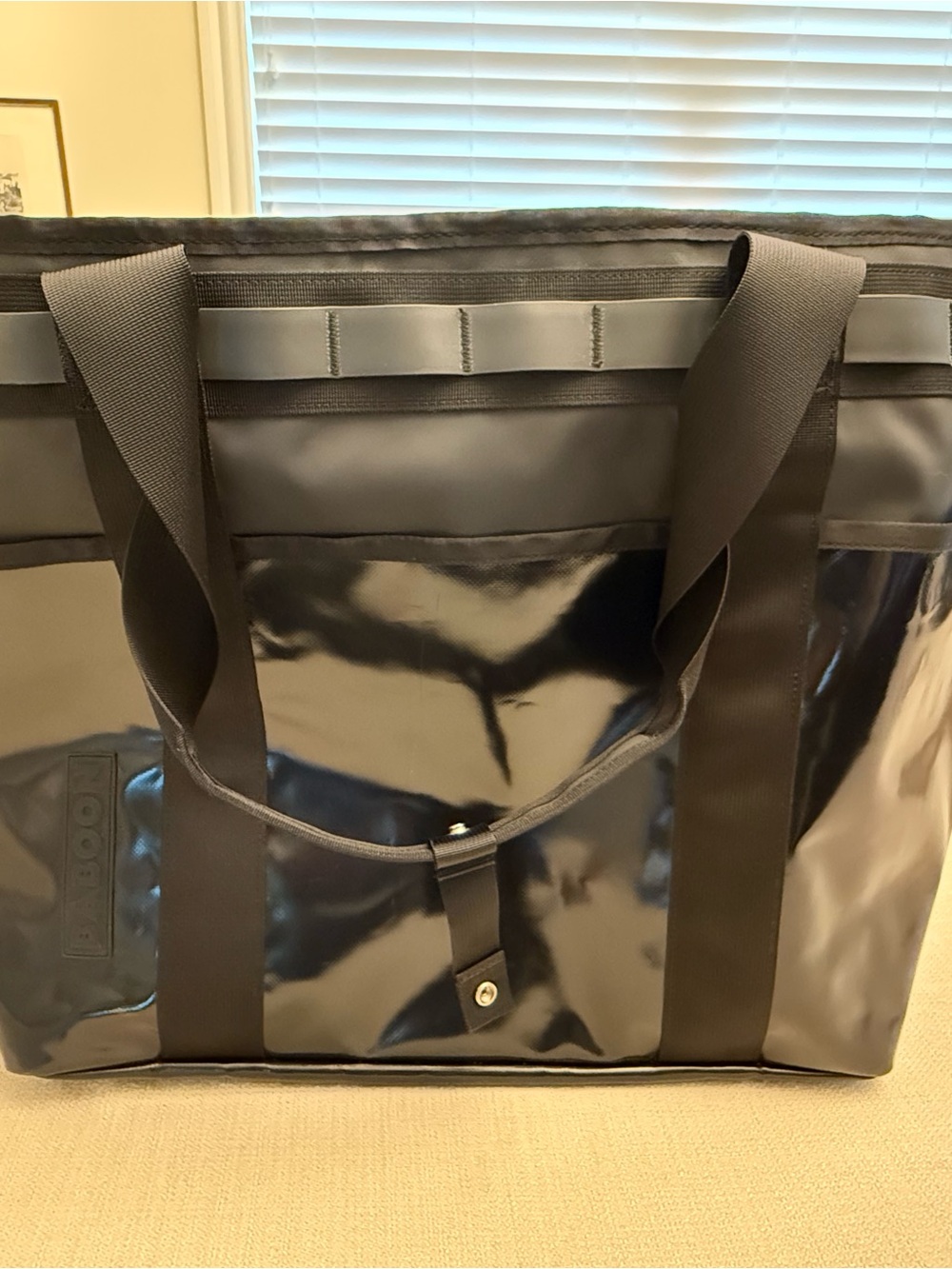 Baboon to the Moon OG Mega Tote 40L in Black